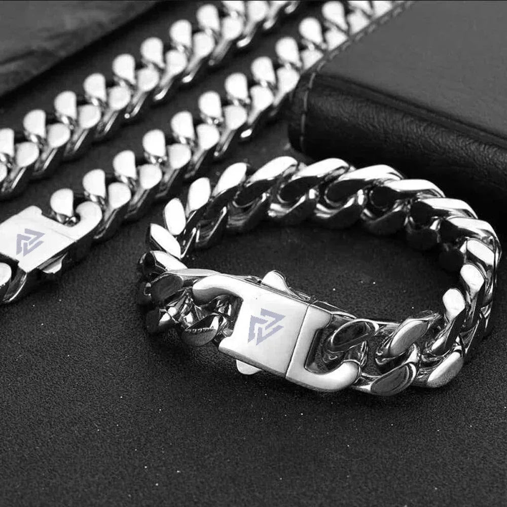 Punk Hip Hop Cuban Chain Men's Bracelet